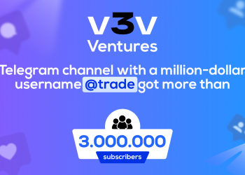 Telegram channel with a million-dollar username @trade got more than 3 million subscribers