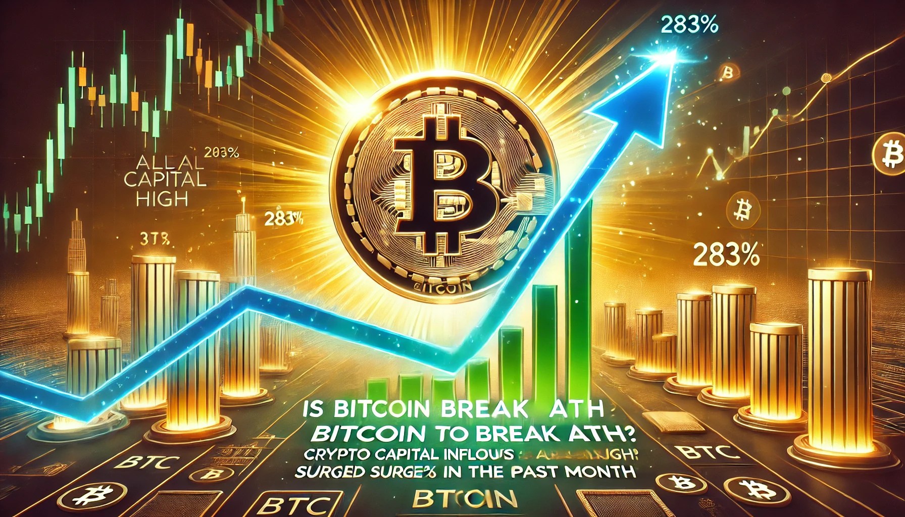 Is Bitcoin Ready To Break ATH? Crypto Capital Inflows Surged 283% In The Past Month