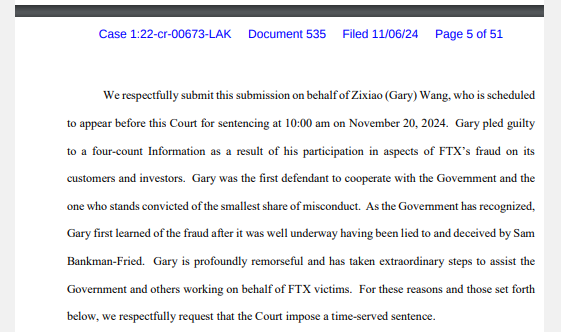 FTX Co-Founder Gary Wang Begs Judge For Freedom: Will He Escape Jail Time?