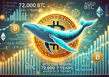Bitcoin Whale Moves 72,000 BTC Aged 5-7 Years – Top Signal Or Altseason?