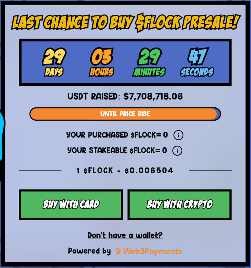 Flockerz connect wallet