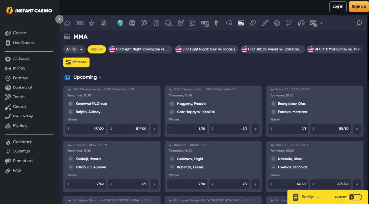Instant Casino Bitcoin betting site Instant Casino Bitcoin betting site