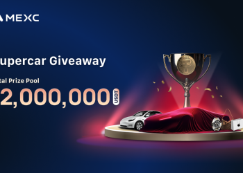 MEXC’s Supercar Giveaway Surpasses 100,000 Participants, with a 12,000,000 USDT Prize Pool in Sight