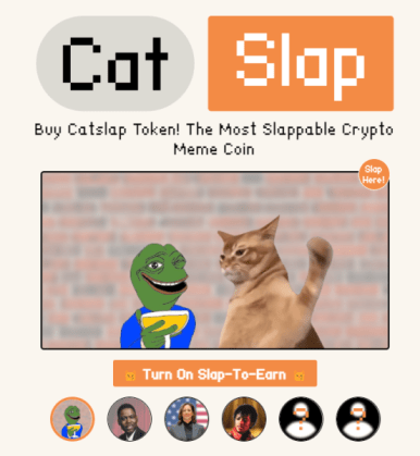 Catslap Slap to Earn token