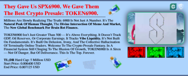 Token6900 presale