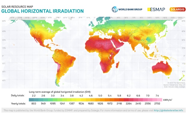 Mapa de Recursos Solares