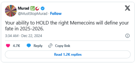 Max Crypto Gains for 2025: 4 Hot Meme Coins That Can Easily Turn 0 into ,100