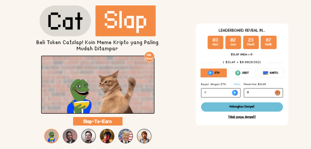 Catslap - coin baru listing