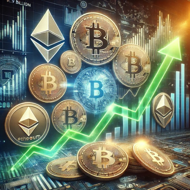 Crypto Asset Inflows Reached $1.9 Billion Last Week, Who Led The Charge?