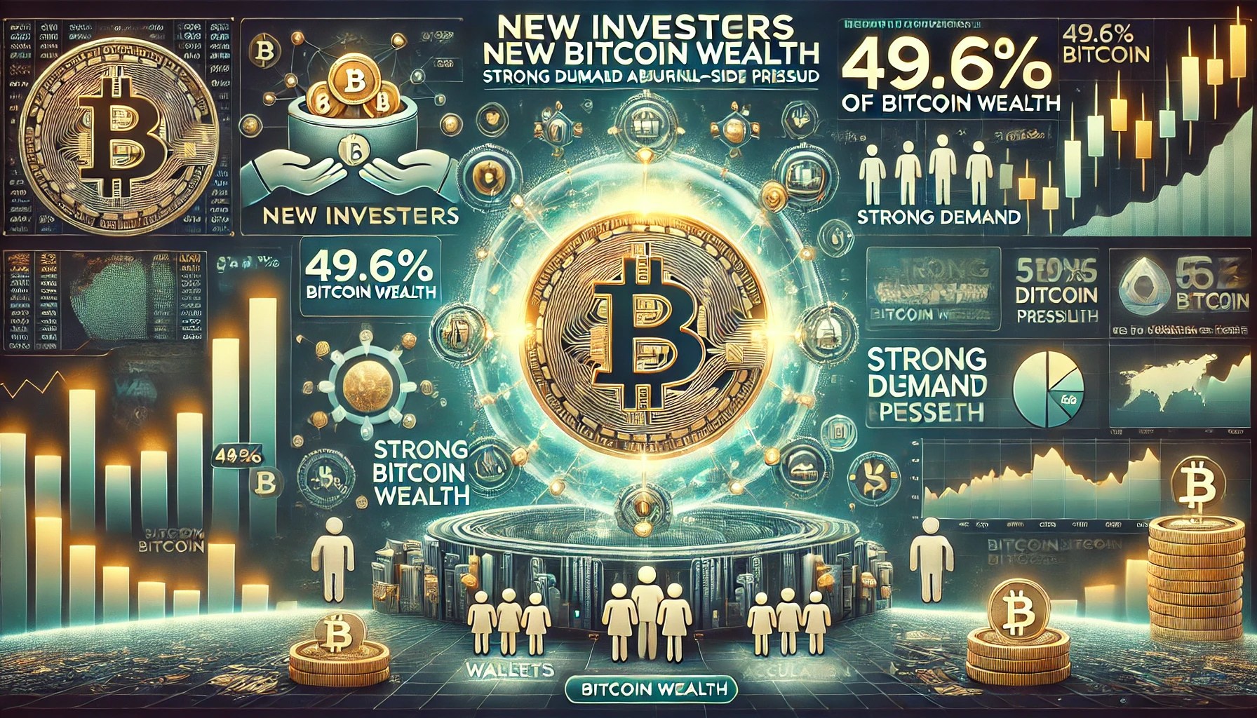 New Investors Hold 49.6% Of Bitcoin Wealth – Data Shows Strong Demand Absorbing Sell-Side Pressure