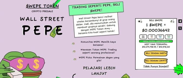 Wall Street Pepe - Kaya dari Crypto