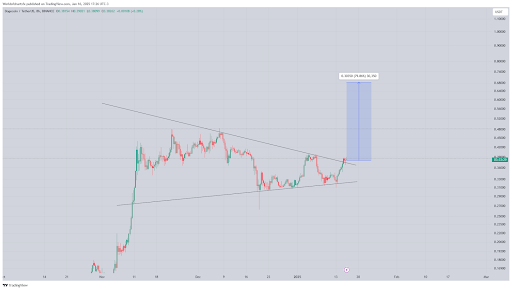 Dogecoin Price Confirms Bullish Pennant Breakout, Can DOGE Break $1 In The Coming Days?