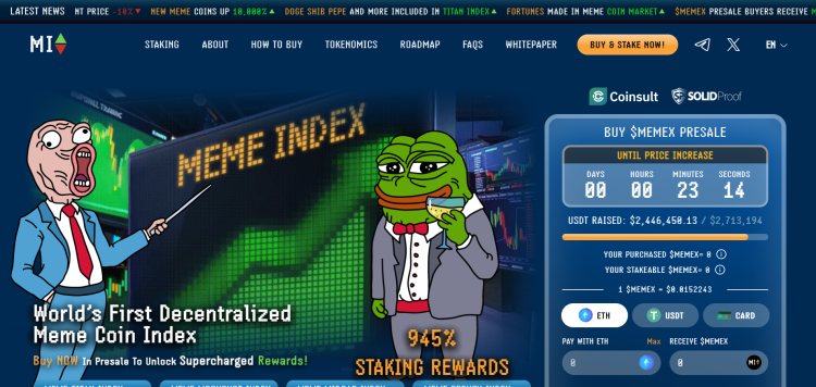 Crypto experts bullish over Meme Index 