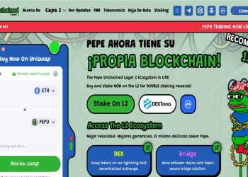Pepe Unchained subió un 37% en 24 horas mientras crece la expectación en torno a la plataforma de lanzamiento de Meme coin