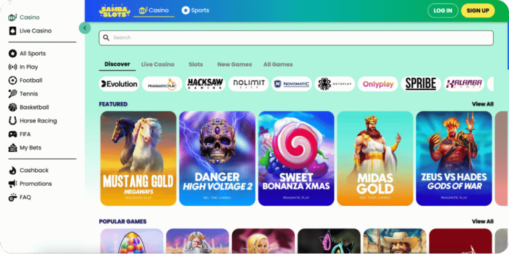 Samba Slots лицензирано онлайн казино в България