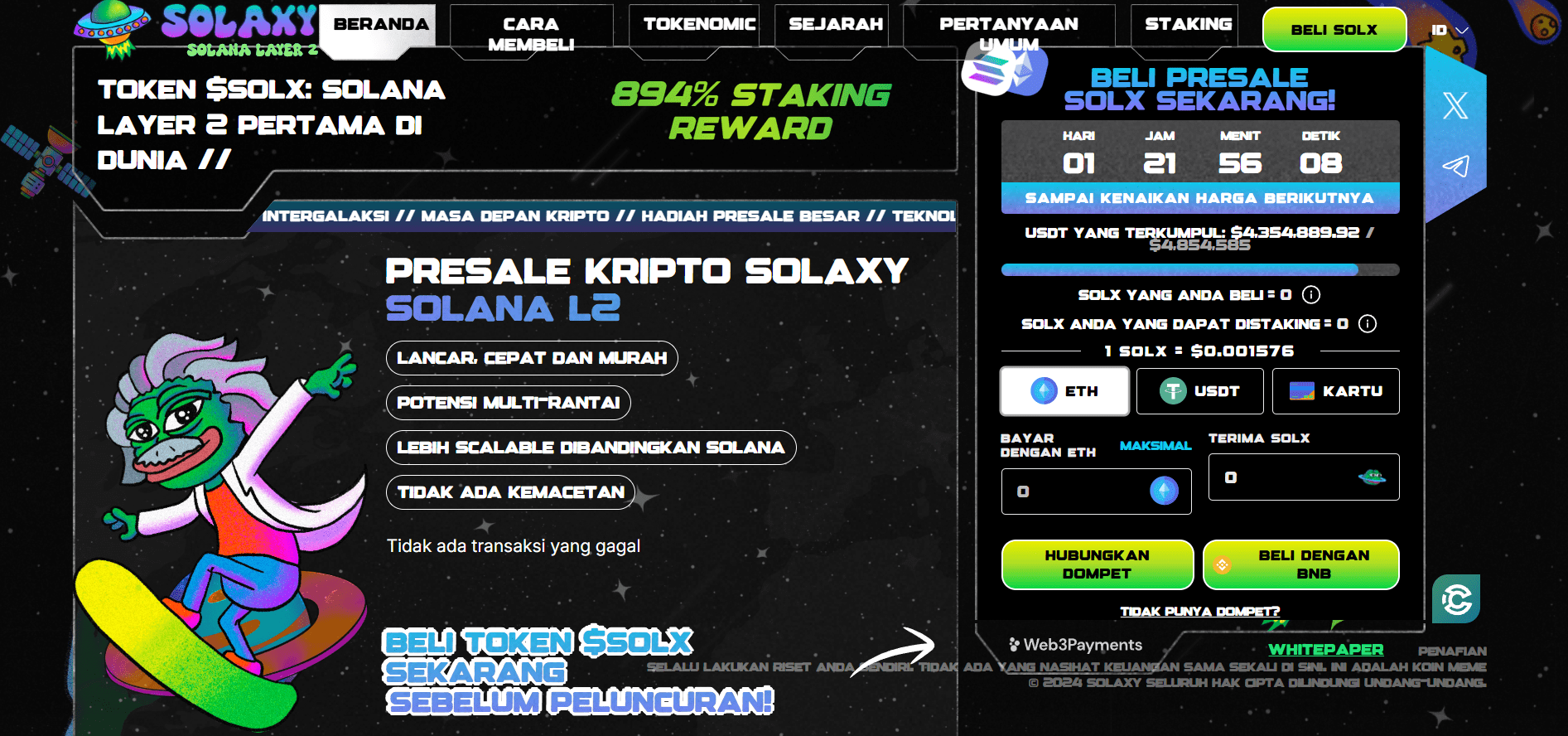 Solaxy – Cara Investasi Kripto