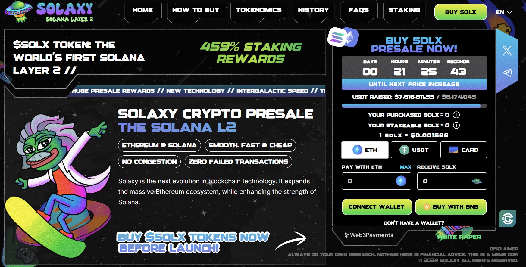 Solaxy presale