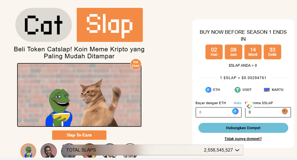 CatSlap ($SLAP) - Ico crypto