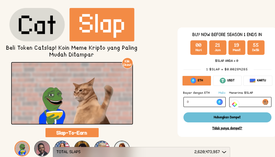 CatSlap - Koin crypto yang menjanjikan