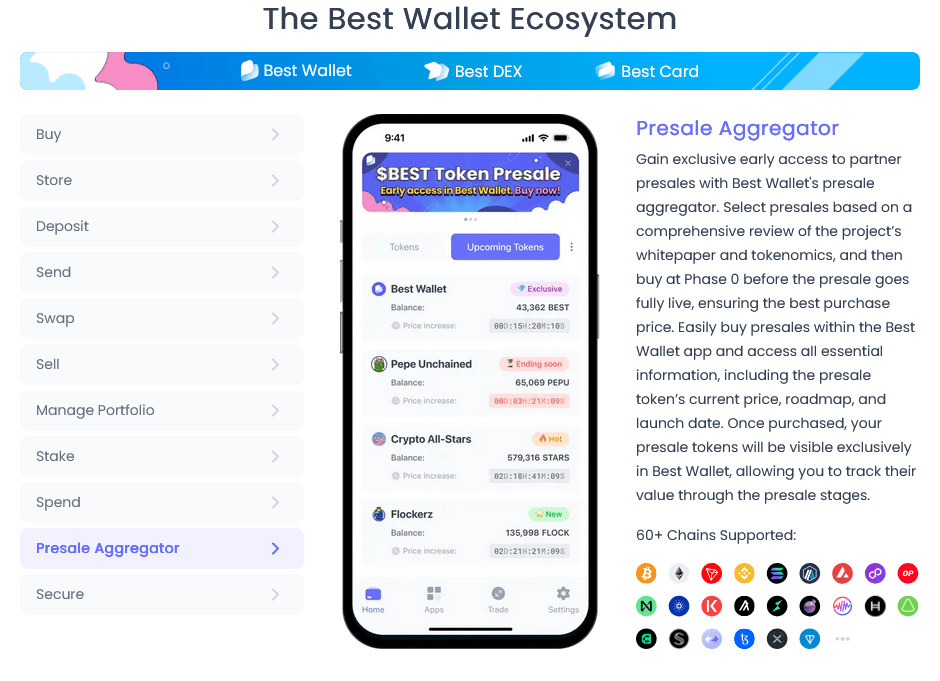 Best Wallet presale aggregator