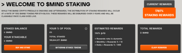 Mind of Pepe staking 