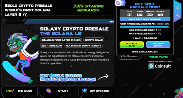 Solaxy presale