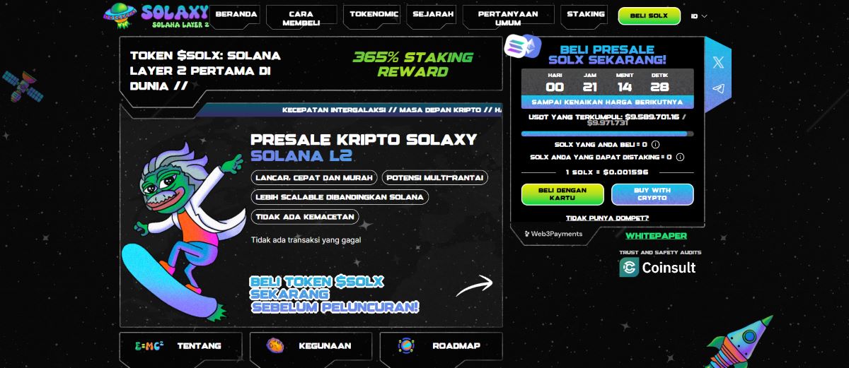 solaxy - Empat Meme Coin Teratas yang Menggemparkan Januari 2025