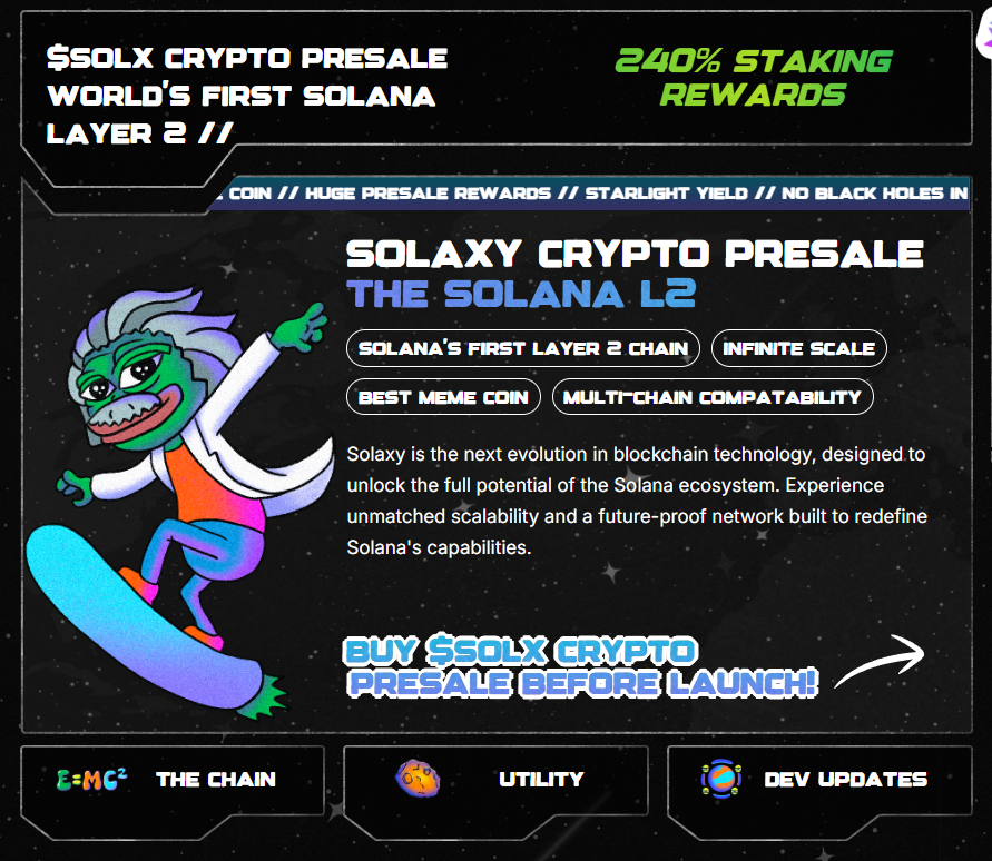 Solaxy crypto presale