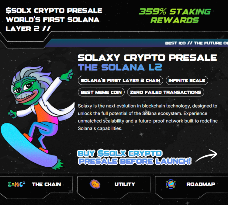 Solaxy crypto presale fase 