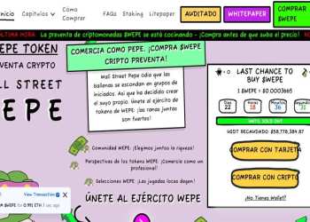 Crece el FOMO y la preventa de $WEPE recauda más de 3 millones en 72 horas, superando los 58,6 millones de dólares