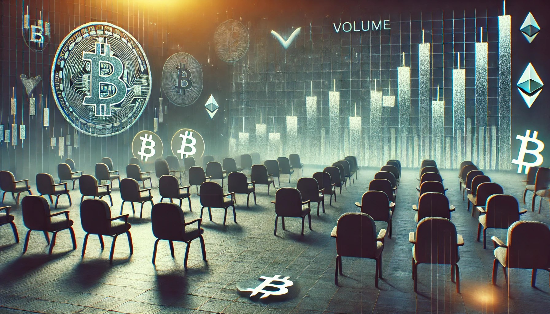 Crypto Market Boredom: Bitcoin & Altcoins See Volume Crash