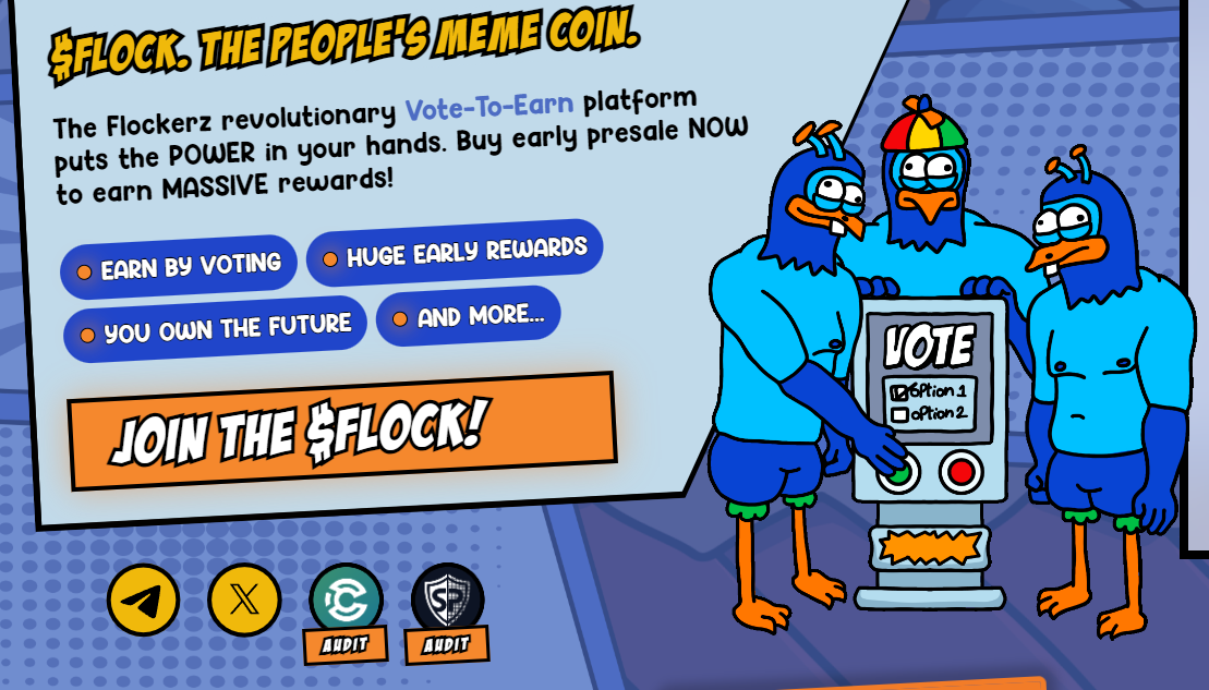 Flockerz Vote-to-Earn