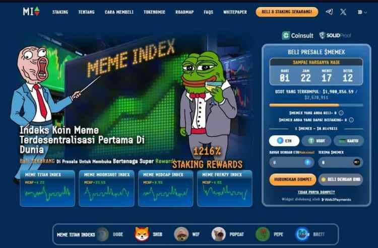 meme index - Kaya dari Crypto