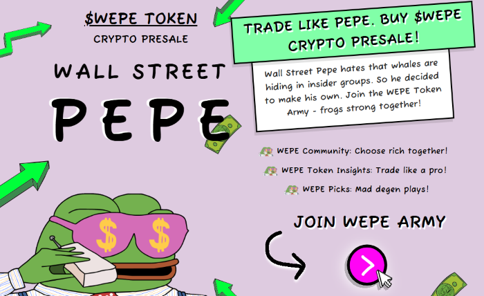 melania-trump-coin-launches Wall Street Pepe offers exclusive crypto trading insights