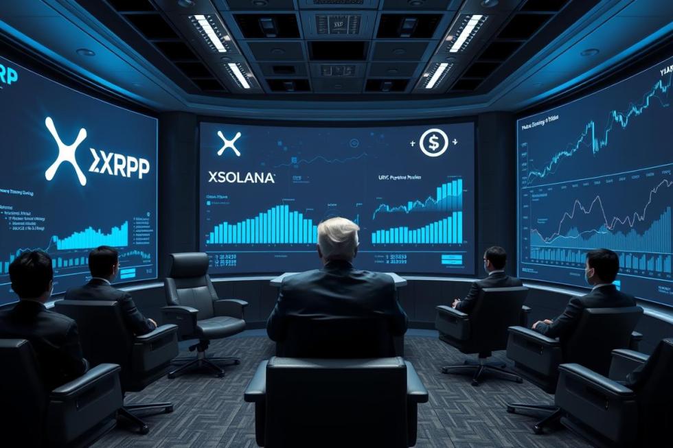 ภาพ Donald Trump สนับสนุน XRP, Solana, และ USDC ขึ้นแท่นทุนสำรองยุทธศาสตร์