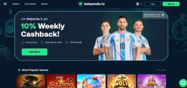Betpanda - Bitcoin kasiino