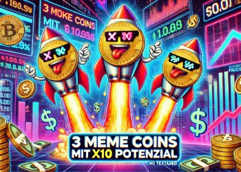 Top 3 Meme Coins mit dem Potenzial auf x10: TRUMP, WEPE, und MEMEX