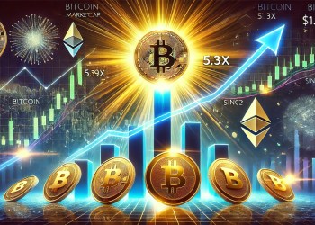 Bitcoin Market Cap Surges 5.3x To $1.93T: Growing Faster Than Altcoins Since 2022