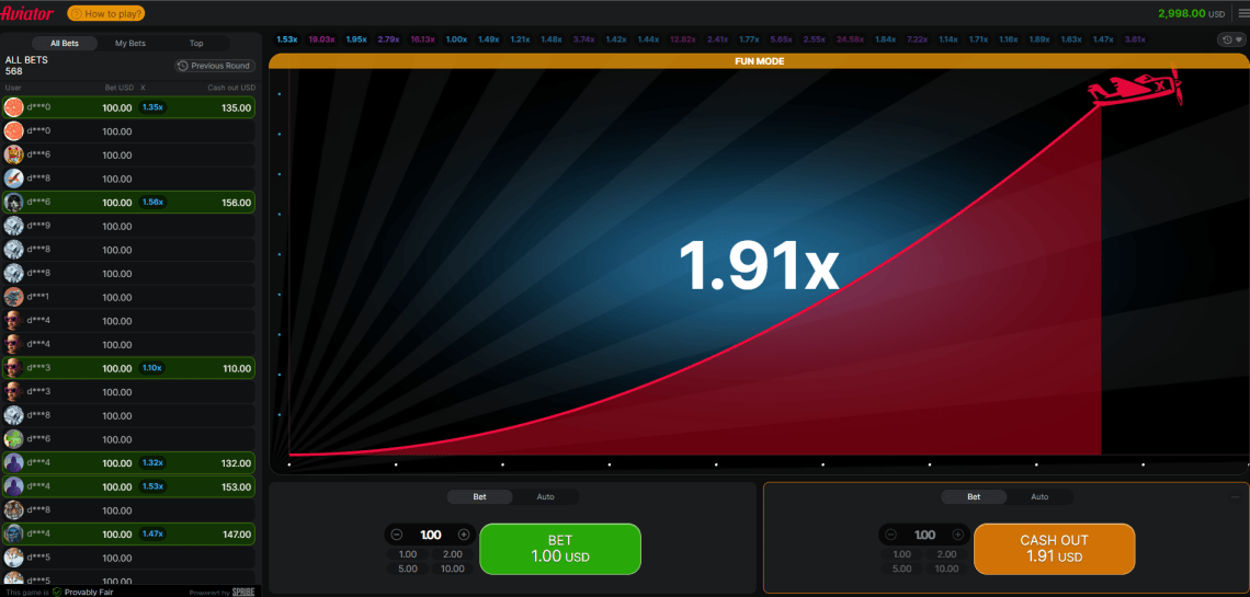 Das sind Aviator Casinos