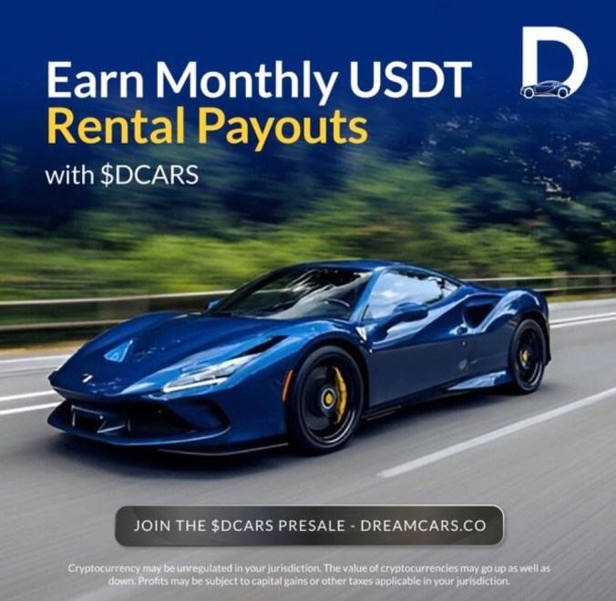 Dreamcars Offers Passive Income and Luxury Car Ownership With Just $10