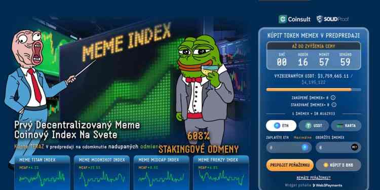 MEMEX Cena Bitcoinu ATH kryptomeny