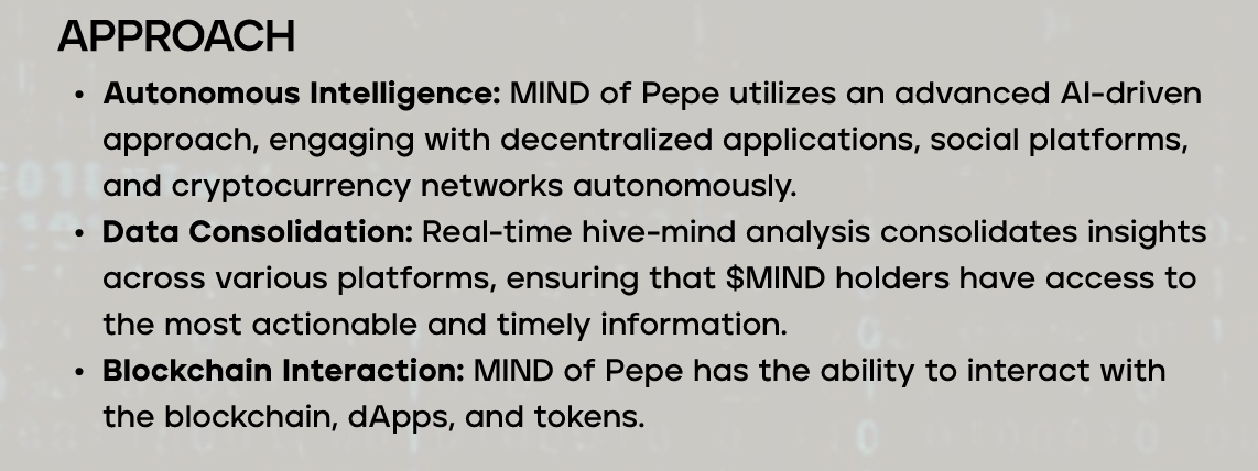 Extract from $MIND's whitepaper.