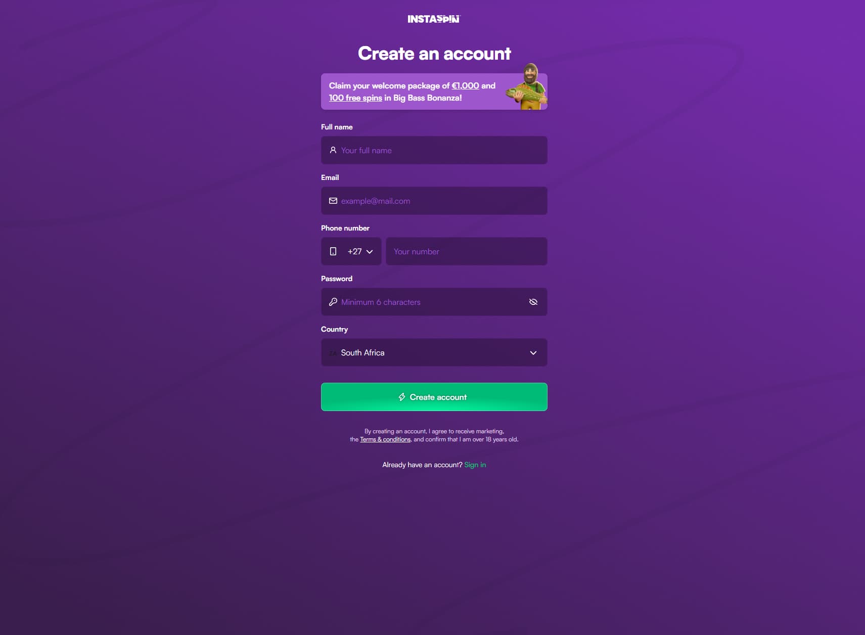 instaspin casino sister sites