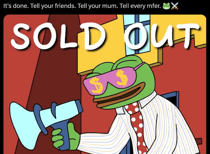 Wall Street Pepe presale