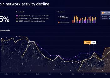 Cala del 15% l’attività della rete Bitcoin: è il livello più basso in un anno