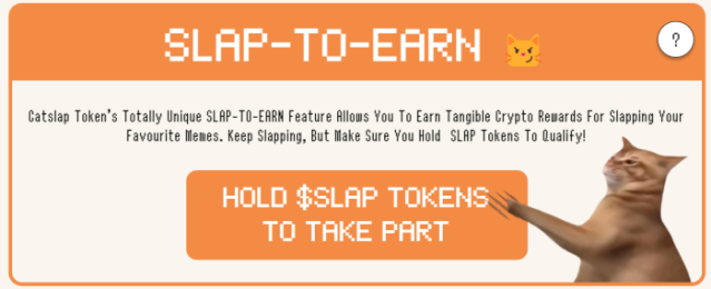 The first ever slap-to-earn game, Catslap 