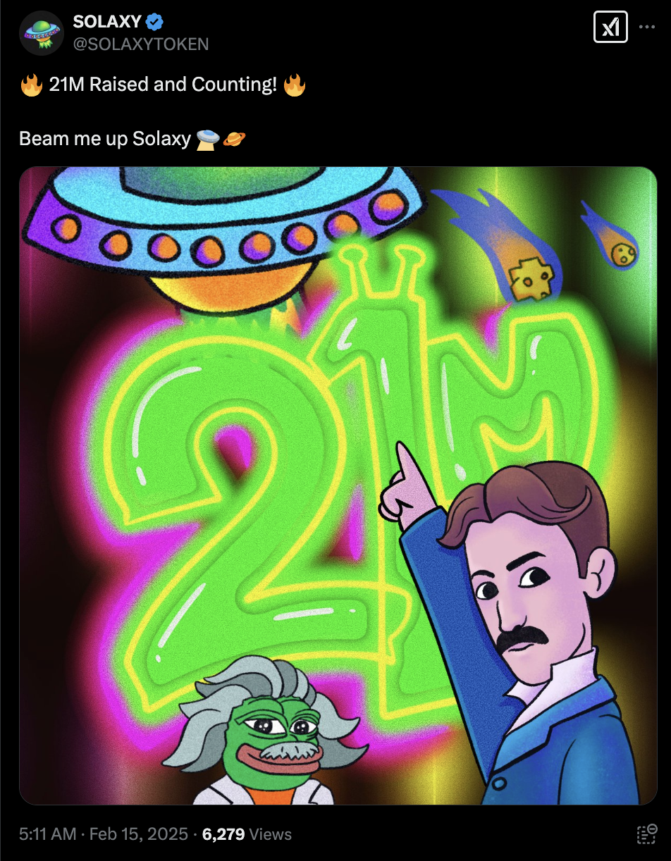 $SOLZ raised $21M in presale