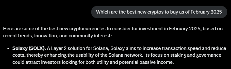 AI picked Solaxy as the best new crypto