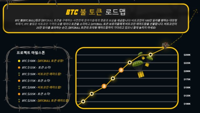 BTC 불 토큰 로드맵