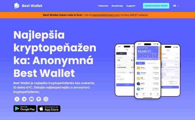 Best Wallet najlepšia kryptopeňaženka